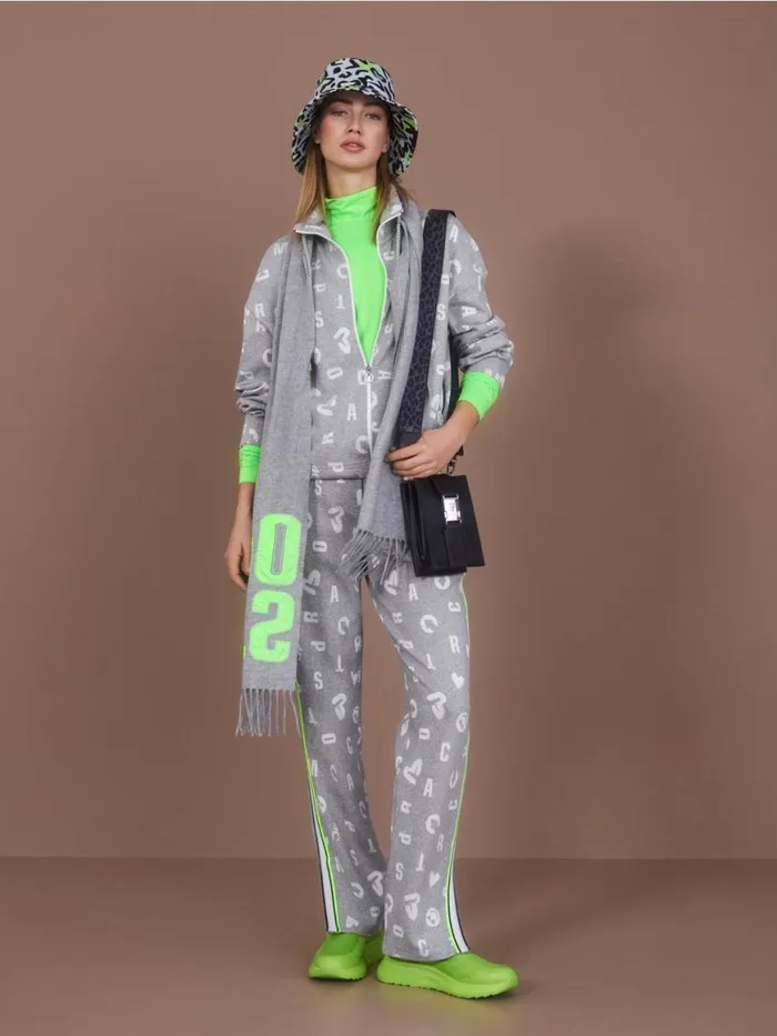 Damen Marc Cain Shirts and Tops Krpernahes LangarmShirt Bright Shocking Green