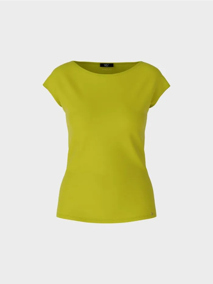 Damen Marc Cain Shirts and Tops Krpernahes TShirt Bright Olive Green