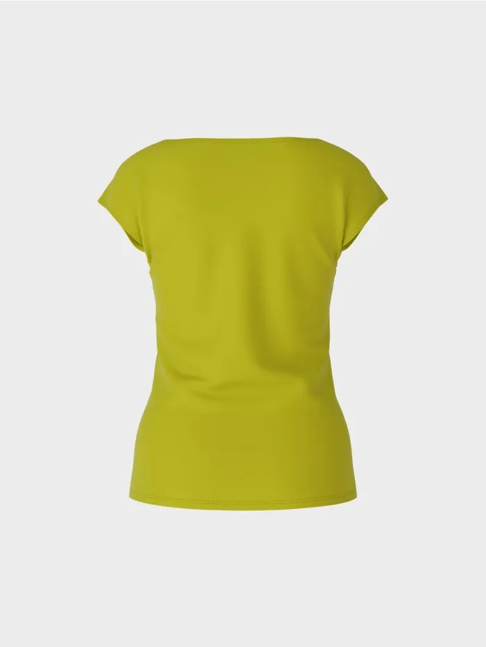 Damen Marc Cain Shirts and Tops Krpernahes TShirt Bright Olive Green
