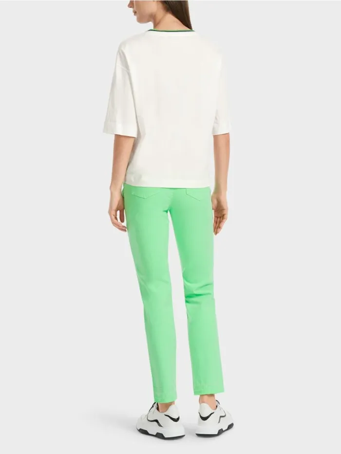 Damen Marc Cain Shirts and Tops TShirt 034Rethink Together034 Offwhite