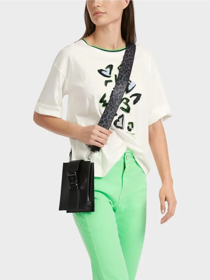 Damen Marc Cain Shirts and Tops TShirt 034Rethink Together034 Offwhite