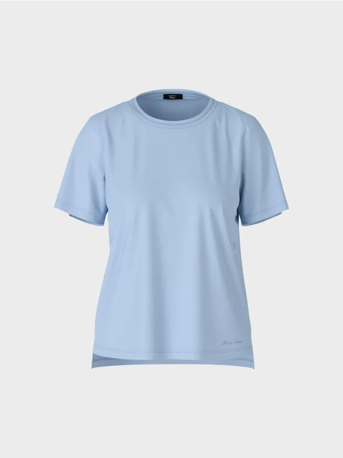 Damen Marc Cain Shirts and Tops TShirt Mit Weitem CrewNeck Dark Summer Sky