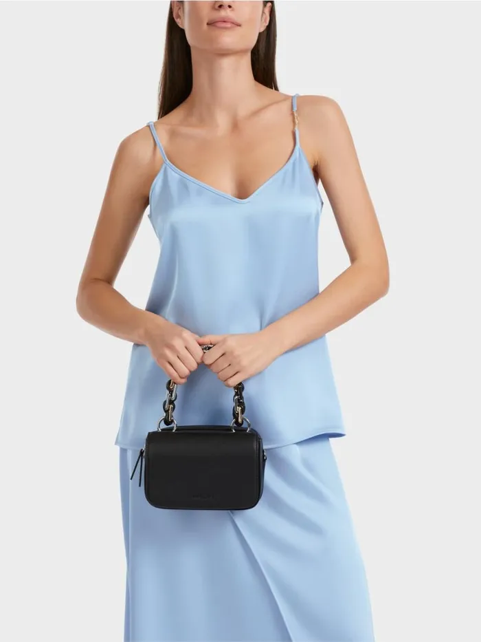 Damen Marc Cain Shirts and Tops Top Mit Schmaler Kette Dark Summer Sky
