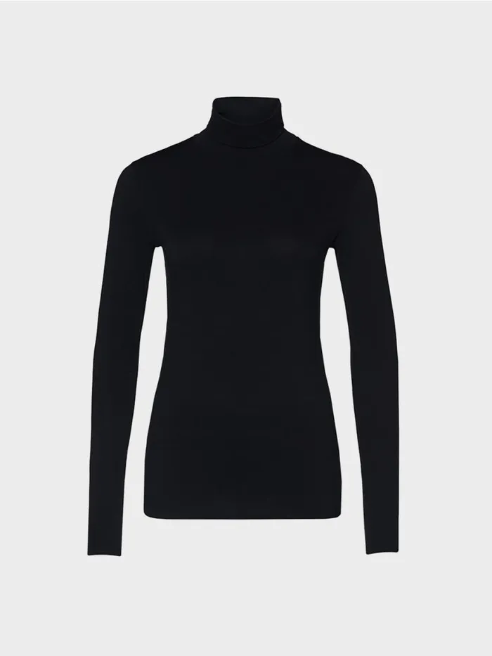 Damen Marc Cain Shirts and Tops Zarter Rollkragenpullover Midnight Blue