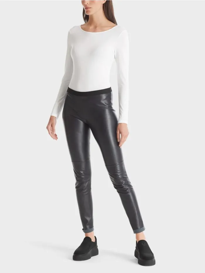 Damen Marc Cain Shirts and Tops Zartes Longsleeve White