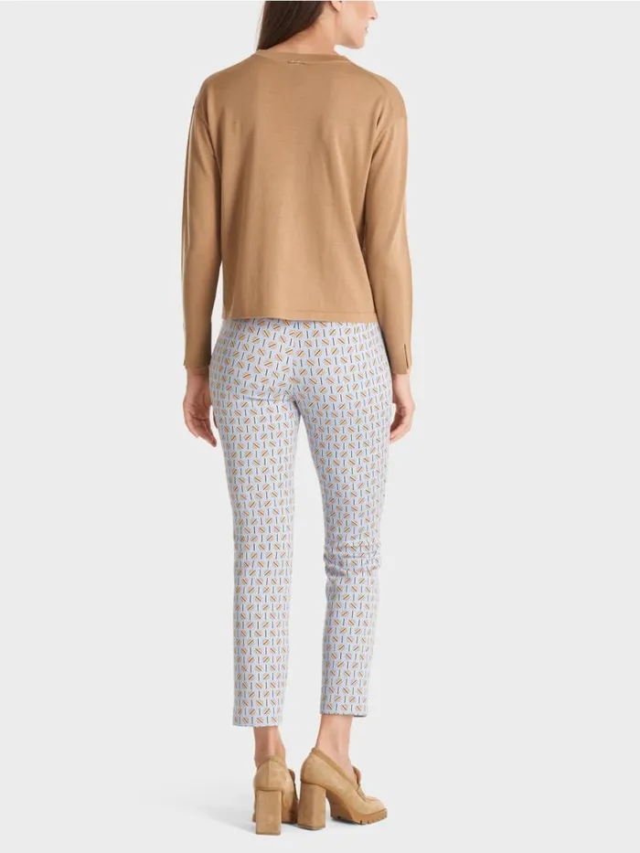 Damen Marc Cain Strick Sweater 034Rethink Together034 Bright Toffee