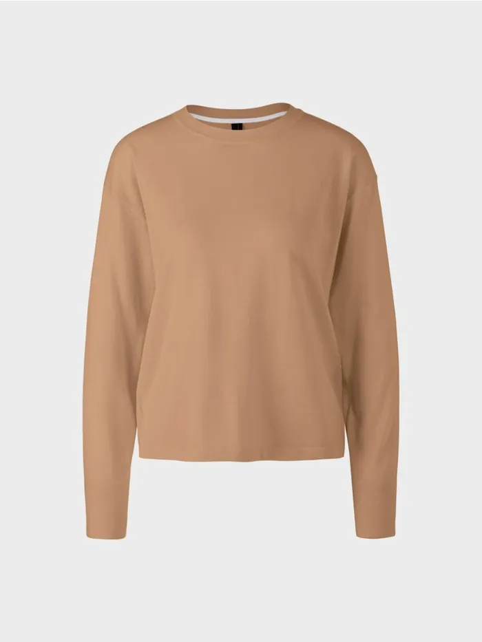 Damen Marc Cain Strick Sweater 034Rethink Together034 Bright Toffee