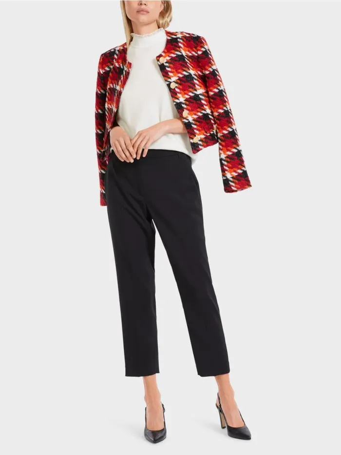 Damen Marc Cain Strick Sweater Mit Glitzer 034Rethink Together034 Offwhite