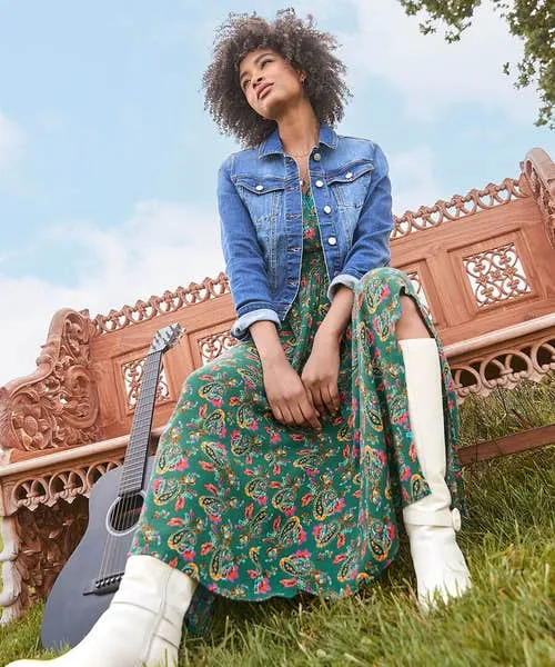 Dresses Iris Dippy Hem Dress Green 8211 Joebrowns Apparel