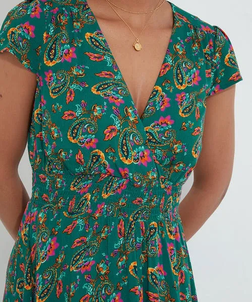Dresses Iris Dippy Hem Dress Green 8211 Joebrowns Apparel