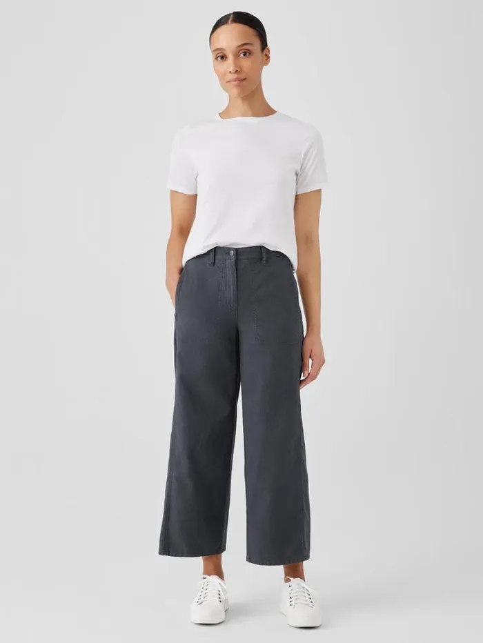Eileen Fisher Pants Shorts and Jumpsuits Cotton Hemp Stretch WideLeg Pant Black 8211 Shop Eileen Fisher Pants Shorts and Jumpsuits Cotton Hemp Stretch WideLeg Pant Black 8211 Shop