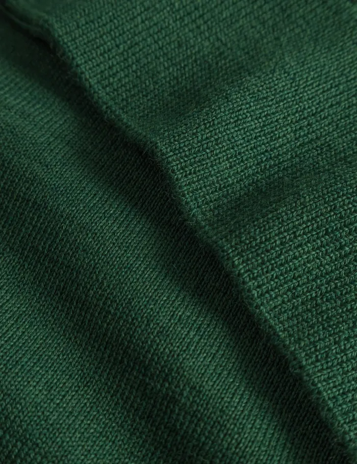 Fort Knitwear BASE MERINO POLO KNIT Green 8211 Men Fort Knitwear BASE MERINO POLO KNIT Green 8211 Men