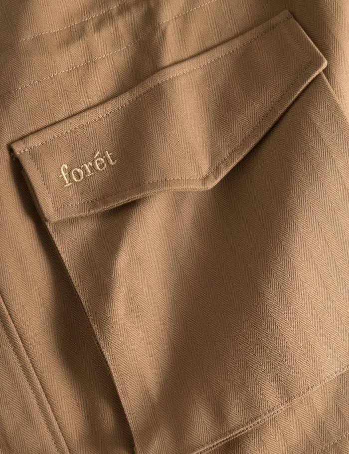 Fort Overshirts YOKE FIELD JACKET Khaki 8211 Men Fort Overshirts YOKE FIELD JACKET Khaki 8211 Men