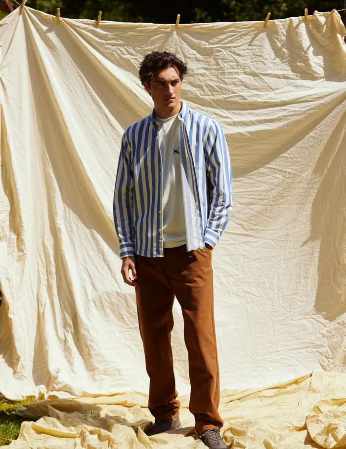 Fort Pants CLAY HERRINGBONE PANTS Rubber 8211 Men