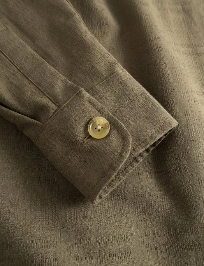 Fort Shirts MAP JACQUARD SHIRT Army 8211 Men