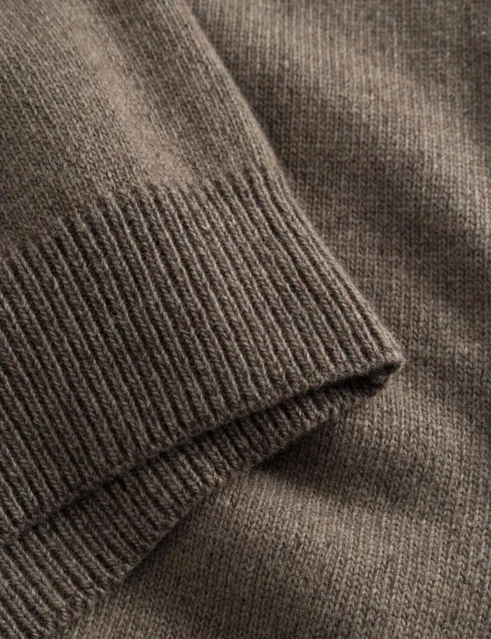 Fort Sweatshirts CIRCLE JACQUARD KNIT Cold Brown 8211 Men Fort Sweatshirts CIRCLE JACQUARD KNIT Cold Brown 8211 Men