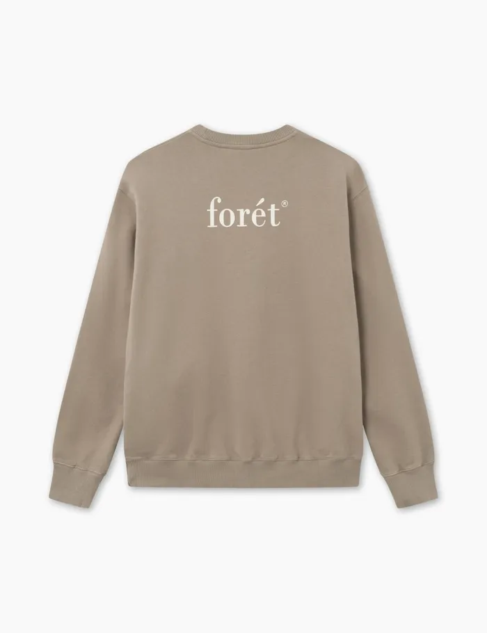 Fort Sweatshirts STILL SWEATSHIRT Taupe 8211 Men