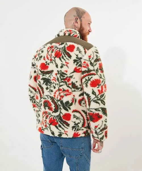 Hoodies and Sweatshirts Fabulous Floral Fleece Cream 8211 Joebrowns Apparel