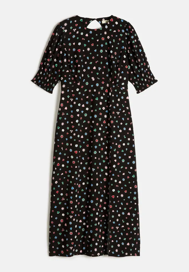Hush Dresses Women Rianna Tea Midi Dress Tutti Frutti Blackmulti Hush Dresses Women Rianna Tea Midi Dress Tutti Frutti Blackmulti
