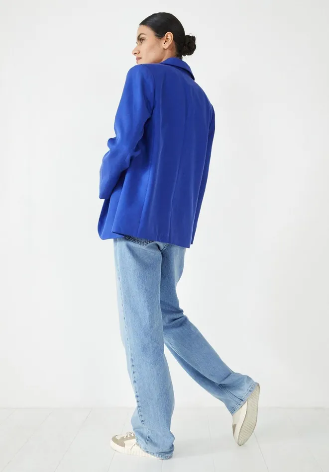 Hush Jackets and Coats Women Kasia Blazer Cobalt Blue Hush Jackets and Coats Women Kasia Blazer Cobalt Blue