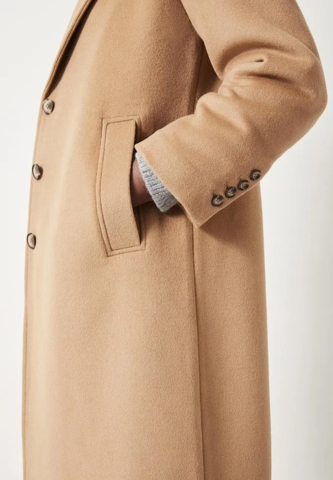 Hush Jackets and Coats Women Mena Relaxed Wool Coat Camel Hush Jackets and Coats Women Mena Relaxed Wool Coat Camel