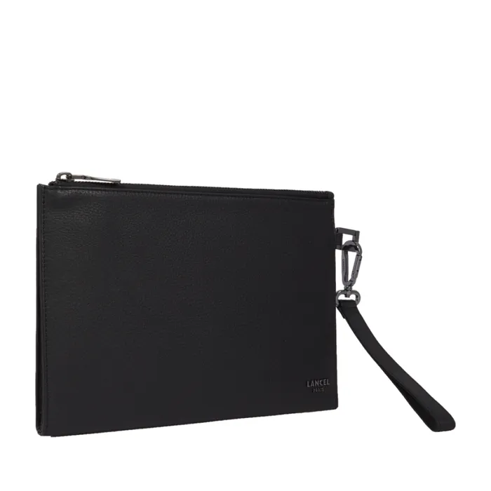 Ipad Mini Zipped Pouch Black Men Lancel Business Bags Ipad Mini Zipped Pouch Black Men Lancel Business Bags