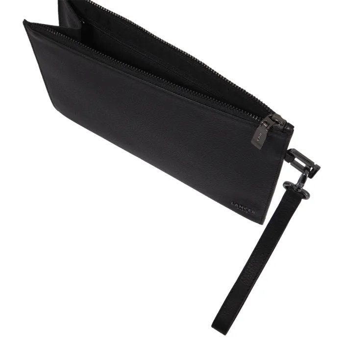 Ipad Mini Zipped Pouch Black Men Lancel Business Bags Ipad Mini Zipped Pouch Black Men Lancel Business Bags