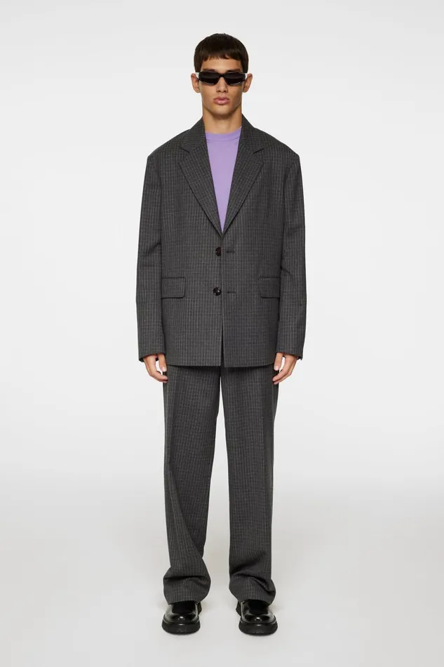 JLindeberg Trousers Men Gaspard Wool Ripstop Pants
