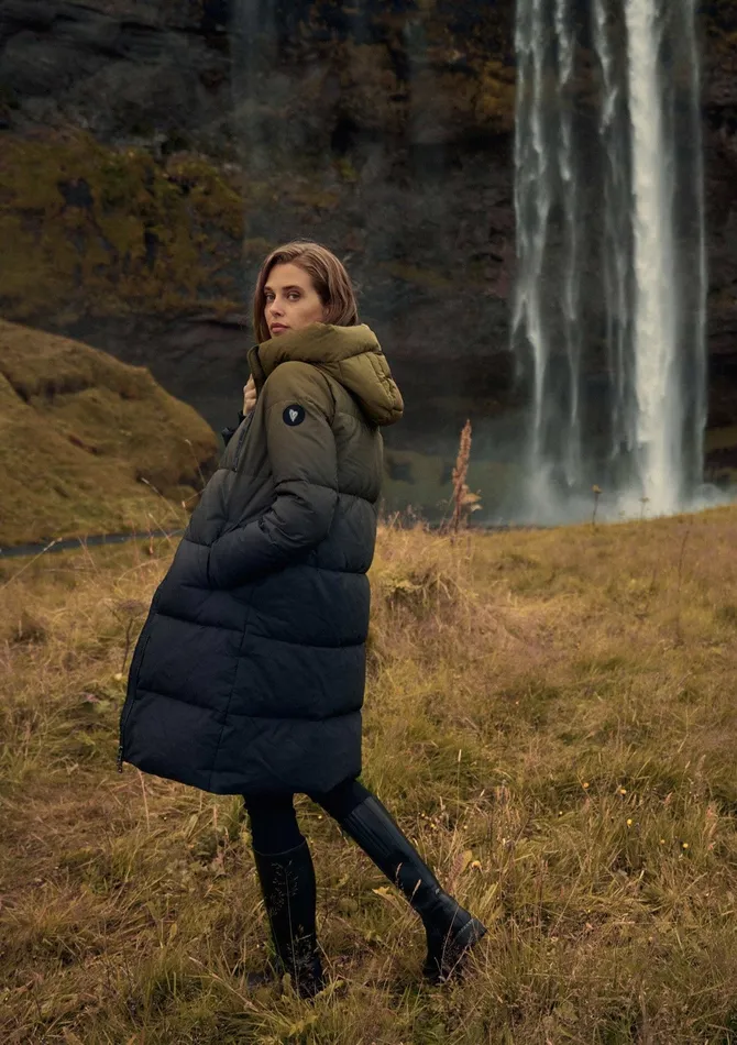 Jackets and Coats MMNova Dip Dye Down Coat Fir Green 8211 MOS MOSH Women Jackets and Coats MMNova Dip Dye Down Coat Fir Green 8211 MOS MOSH Women