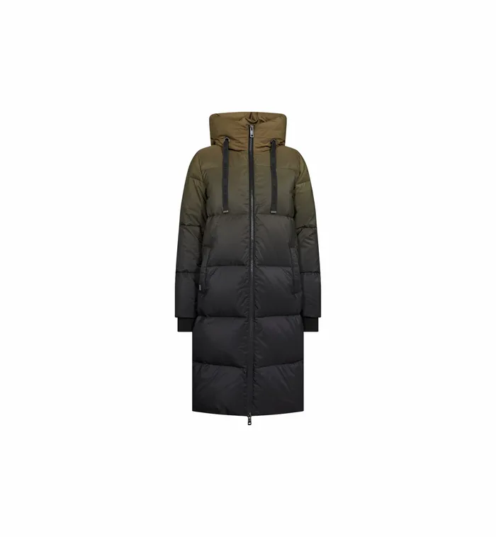 Jackets and Coats MMNova Dip Dye Down Coat Fir Green 8211 MOS MOSH Women Jackets and Coats MMNova Dip Dye Down Coat Fir Green 8211 MOS MOSH Women