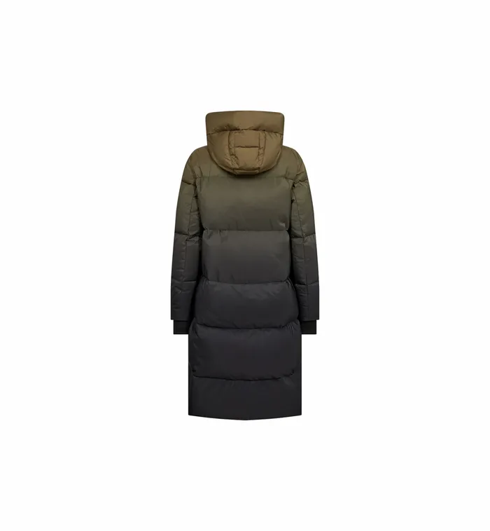 Jackets and Coats MMNova Dip Dye Down Coat Fir Green 8211 MOS MOSH Women Jackets and Coats MMNova Dip Dye Down Coat Fir Green 8211 MOS MOSH Women
