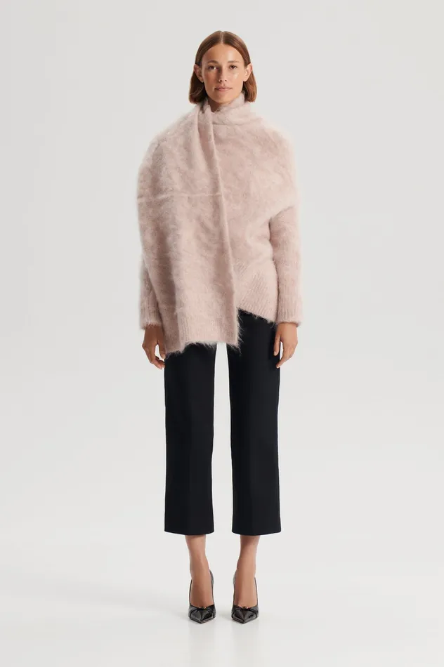Jackets Scanlan Theodore Women BRUSHED MOHAIR CARDIGAN 3 MINK Jackets Scanlan Theodore Women BRUSHED MOHAIR CARDIGAN 3 MINK