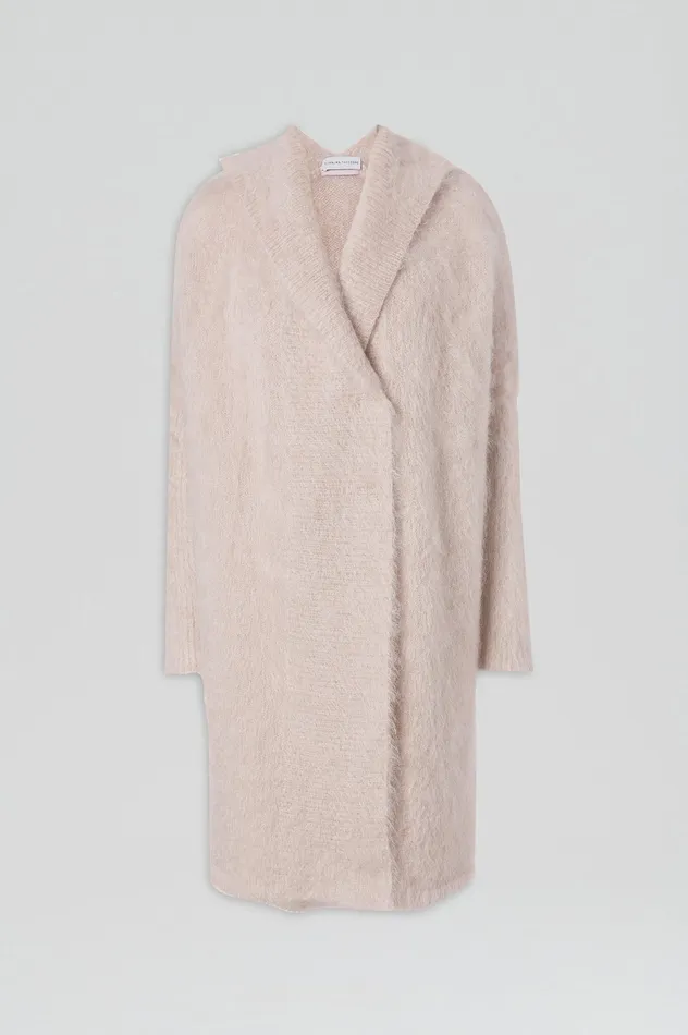Jackets Scanlan Theodore Women BRUSHED MOHAIR CARDIGAN 3 MINK Jackets Scanlan Theodore Women BRUSHED MOHAIR CARDIGAN 3 MINK