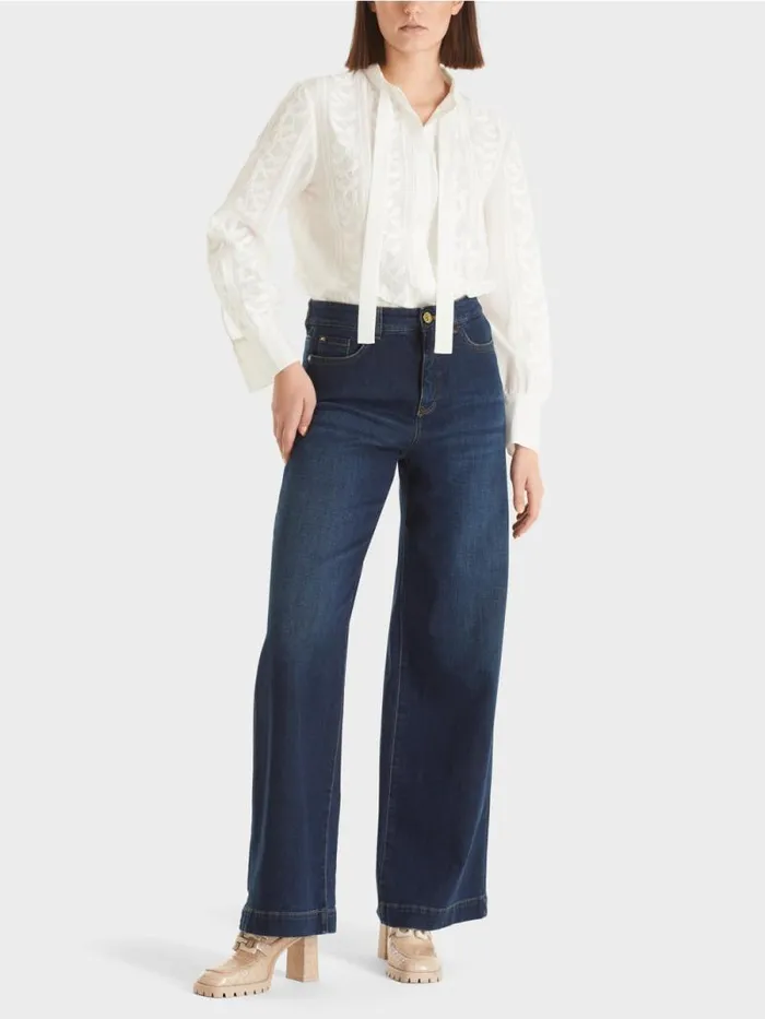 Jeans Damen Marc Cain 034Rethink Together034 Jeans WARRI Vintage Indigo