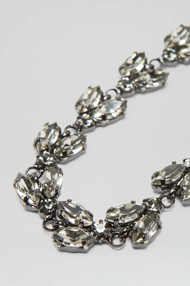 Jewelry Women CRYSTAL LEAF CHOKER BLACKDIAMOND Scanlan Theodore Jewelry Women CRYSTAL LEAF CHOKER BLACKDIAMOND Scanlan Theodore