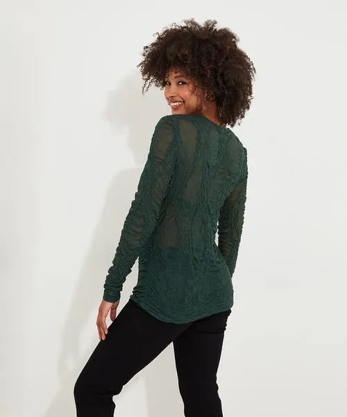 Joebrowns Fabulous Cut Out Detail Top Forest Green Apparel Tops Tunics and Blouses Joebrowns Fabulous Cut Out Detail Top Forest Green Apparel Tops Tunics and Blouses