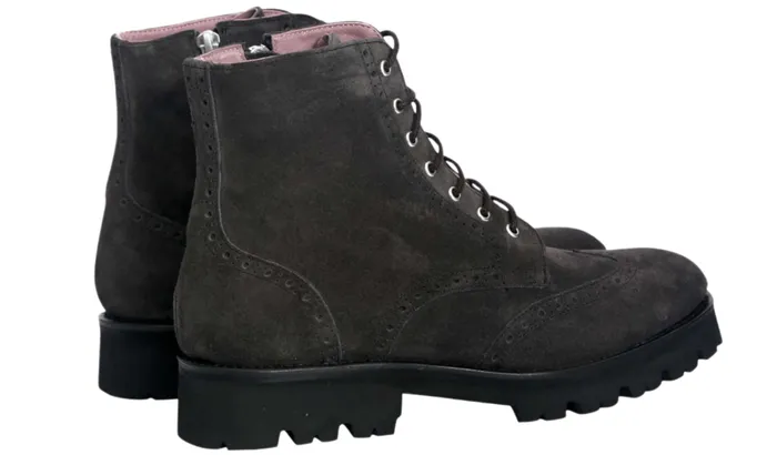 Kelsey 8211 Grey Suede Women Barker Shoes Womens Boots