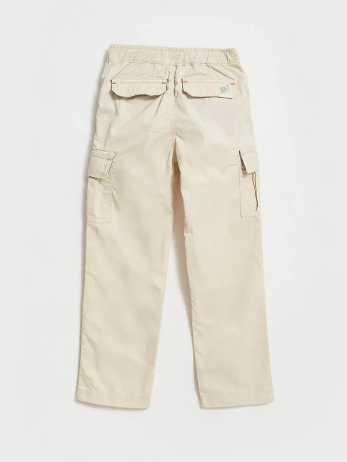 Kids Caleb Cargo Trouser Light Natural White Stuff Trousers Kids Caleb Cargo Trouser Light Natural White Stuff Trousers