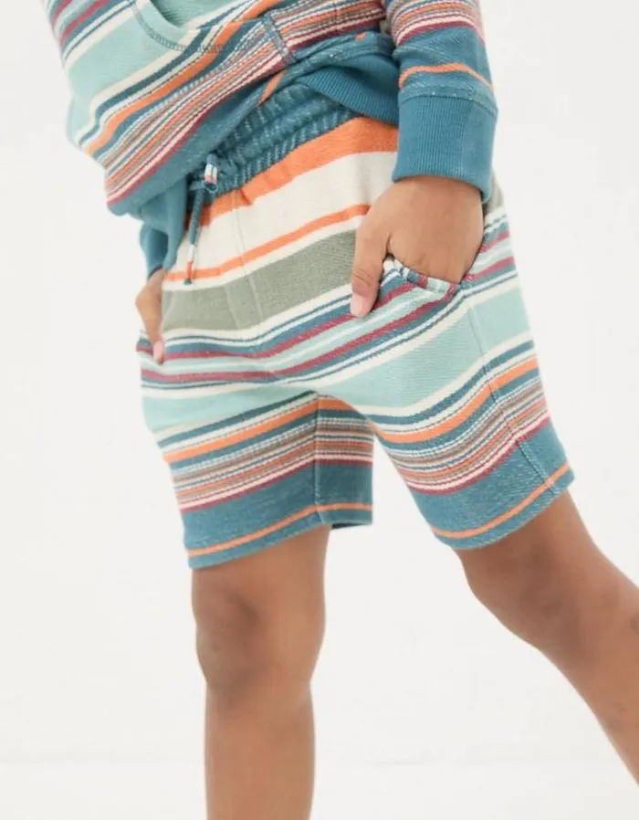 Kids FatFace Mini Me Outfits Trescowe Sweat Short Multi