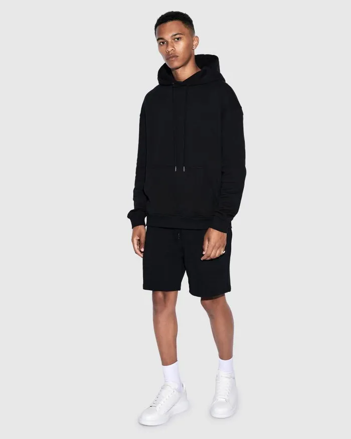 Ksubi 4 X 4 Trak Short Jet Black Mens Sweatpants Ksubi 4 X 4 Trak Short Jet Black Mens Sweatpants