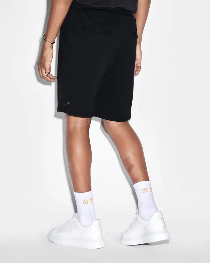 Ksubi 4 X 4 Trak Short Jet Black Mens Sweatpants Ksubi 4 X 4 Trak Short Jet Black Mens Sweatpants