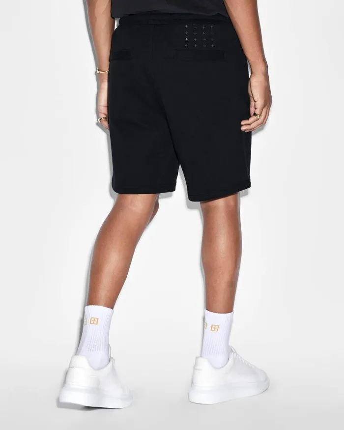 Ksubi 4 X 4 Trak Short Jet Black Mens Sweatpants Ksubi 4 X 4 Trak Short Jet Black Mens Sweatpants