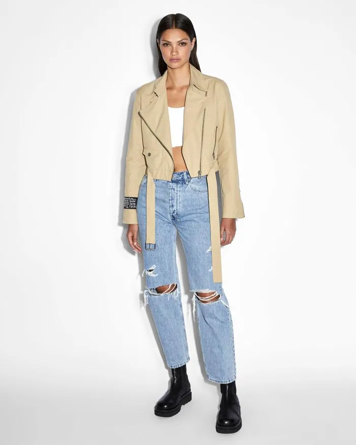 Ksubi Incognito Bikertrench Khaki Womens Jackets
