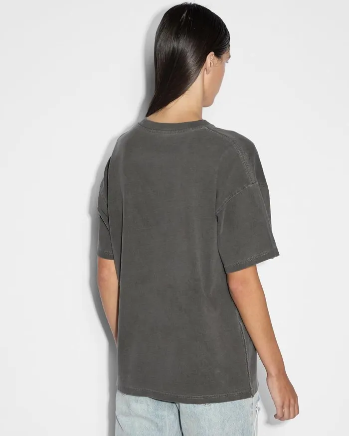 Ksubi Sinner Oh G Ss Tee Charcoal Womens Tops
