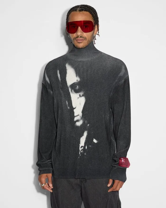 Ksubi Trippie Knit Black Mens Knits