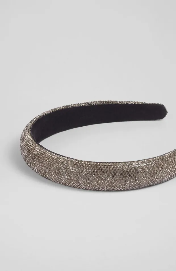 LKBennett Hair Accessories Women Gala Gunmetal Crystal Headband LKBennett Hair Accessories Women Gala Gunmetal Crystal Headband