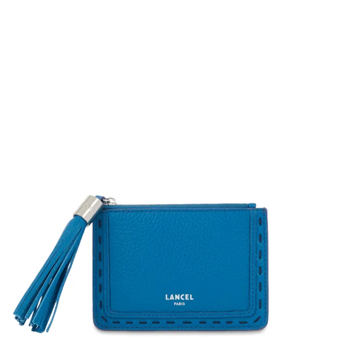 L Zip Cardholder Cobalt Women Lancel Card Holder L Zip Cardholder Cobalt Women Lancel Card Holder
