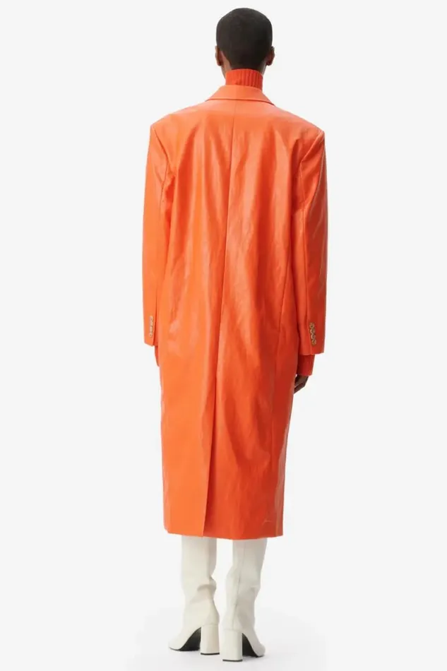 Lala Berlin Coats and Jackets Coat Odith Viscose Mix Paprika 8211 Women