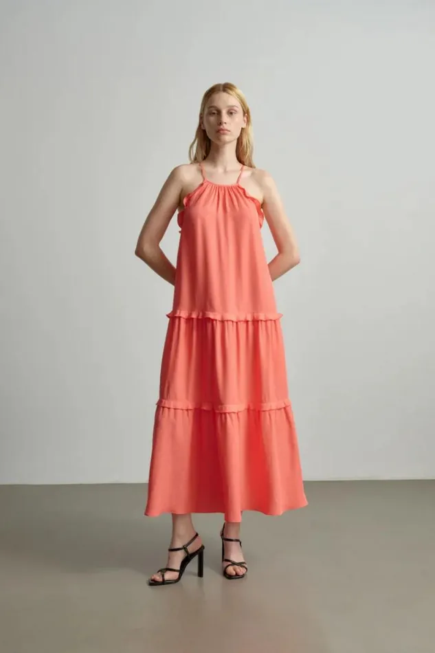 Lala Berlin Dresses Dress Daau Viscose Underwater Melon 8211 Women