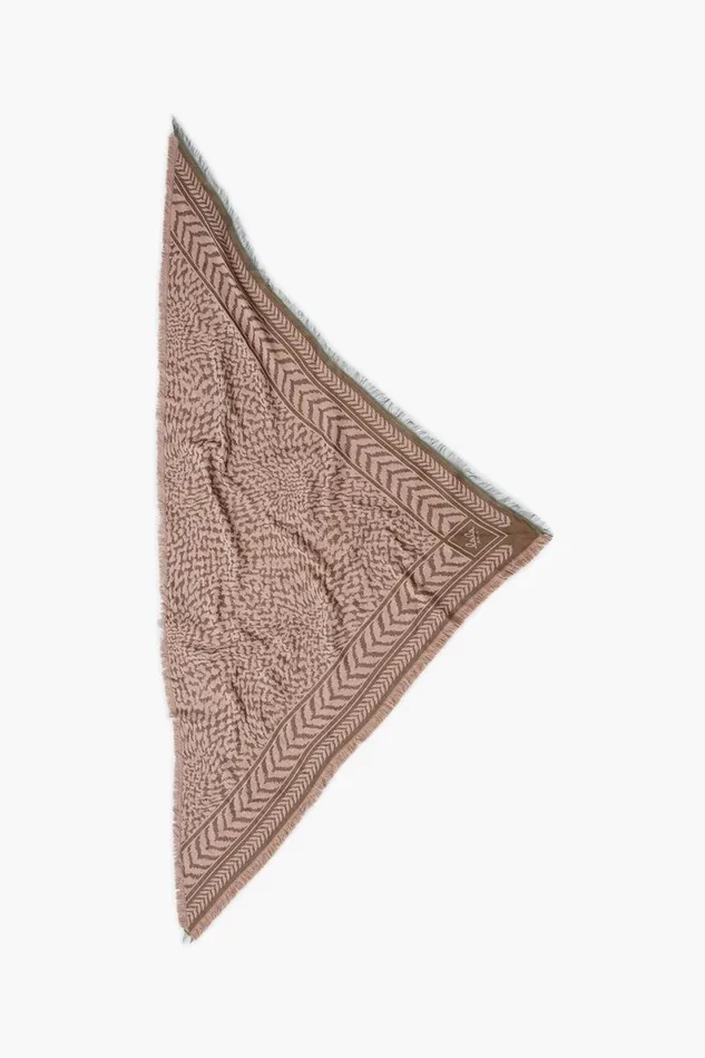 Lala Berlin Scarves and Triangles Triangle Anmye Wool Mix Powderpink 8211 Women